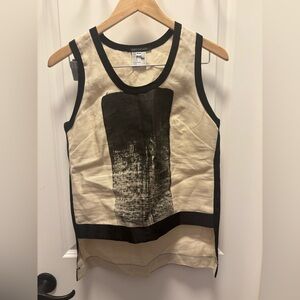 Size M Denis Gagnon 100% linen tank. Approx 18 ptp